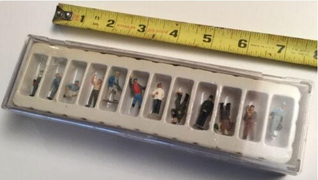 Con-Cor 0002-009957 HO Railroad Personnel Figures (Box of 12)