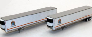 Athearn 28452 HO RTR England 53'' Utility Reefer Trailers (Pack of 2)