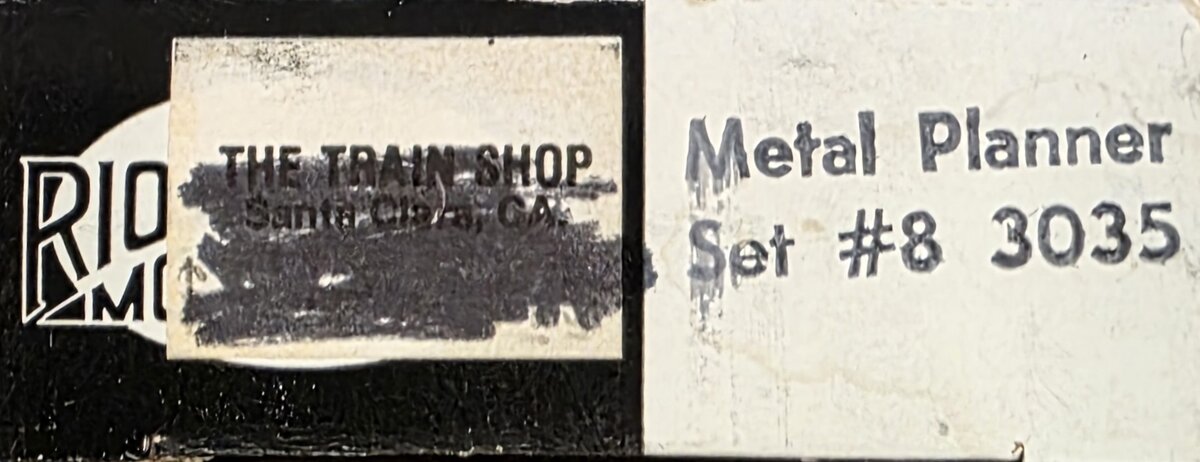 Rio Grande Models 3035 HO Metal Planner Set #8 Kit
