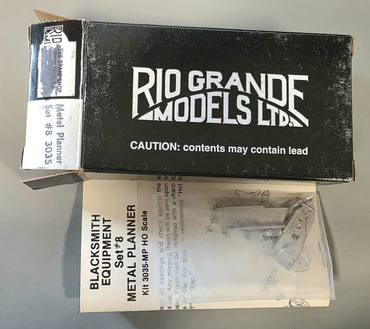 Rio Grande Models 3035 HO Metal Planner Set #8 Kit