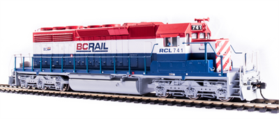 Broadway Limited 6777 HO British Columbia Rail EMD SD40-2 Diesel Locomotive #741