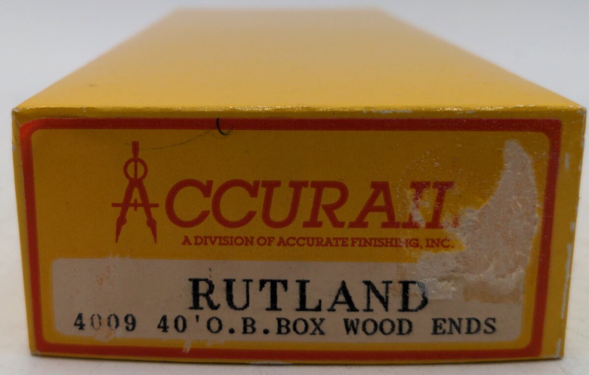 Accurail 4009 HO Scale Rutland 40' Boxcar Kit