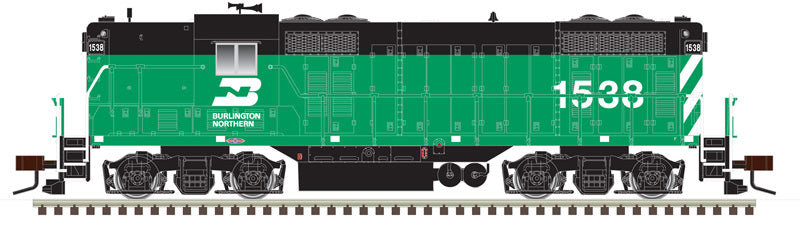 Atlas 10003942 HO Burlington Northern Silver GP-7 Diesel Locomotive #1538