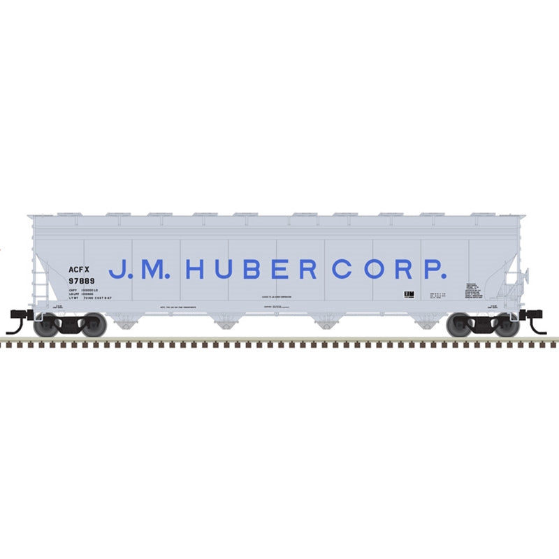 Atlas 20006740 HO J.M. HUBER CORP. (ACFX) ACF 5701 Covered Hopper #97883