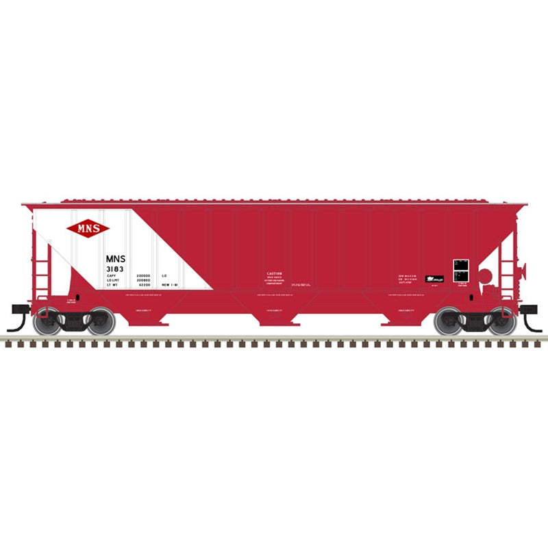 Atlas 50005928 N MNS Trainman Thrall 4750 Covered Hopper #3183