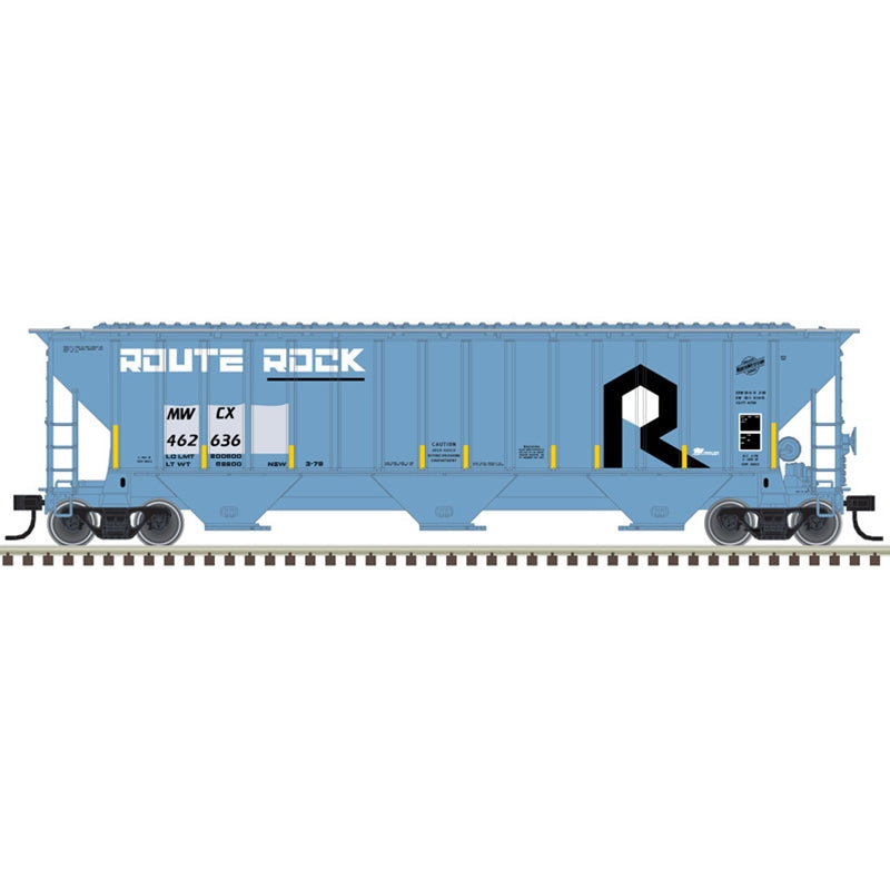 Atlas 50005926 N Midwest Railcar Trainman Thrall 4750 Covered Hopper #462636