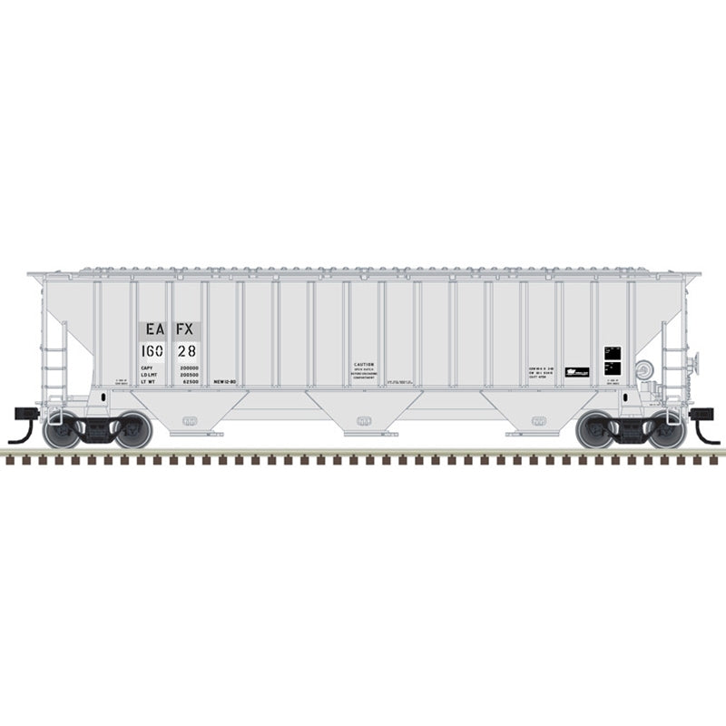 Atlas 50005931 N Rail Logistics Trainman Thrall 4750 Covered Hopper #16031