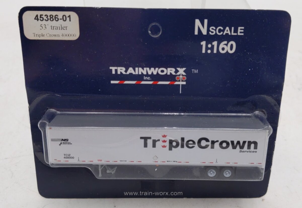 Trainworx Inc 45386-01 N Triple Crown 53' Trailer # 400000