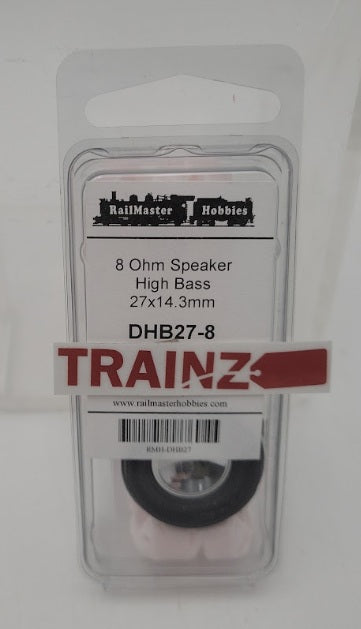 Railmaster Hobbies DHB27-8 8 Ohm High Bass Speaker 27 x 14.3 mm
