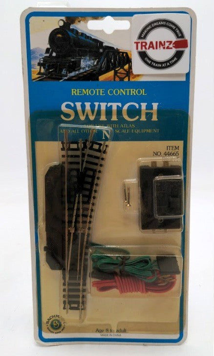 Bachmann 44665 N Scale Right Hand Remote Control Switch Turnout