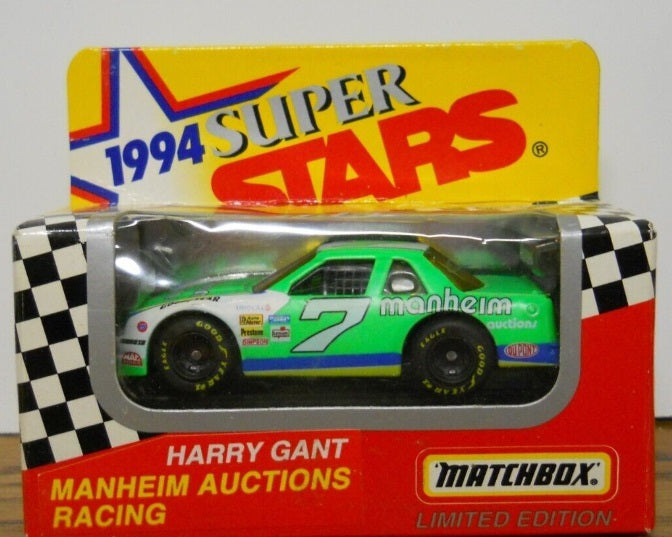 Matchbox 1:64 #7 Manheim Auctions Racing Harry Gant # 7 1994 Super Star