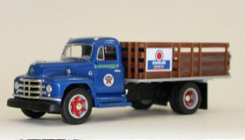 First Gear 19-2141 1:34 Scale 55 Diamond-T Texaco Havoline Full Rack Steak Truck