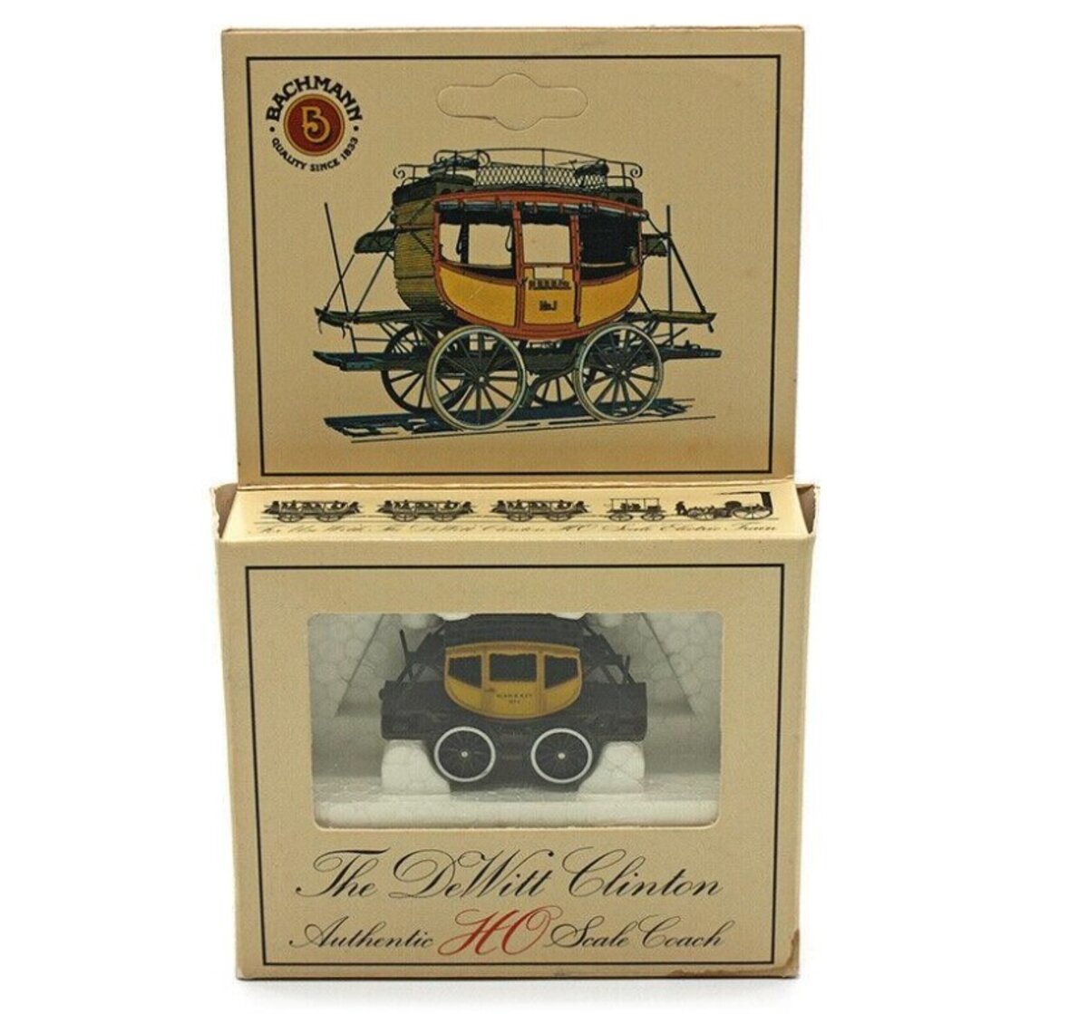 Bachmann 43-1045 HO Scale DeWitt Clinton Scale Coach Car LN/Box