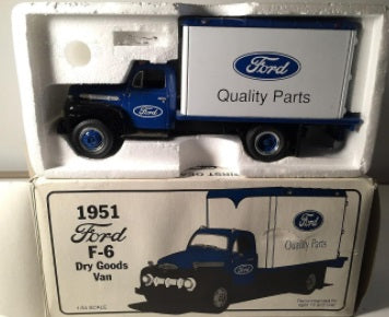 First Gear 20-1123 1:34 Ford Parts 1951 F-6 Dry Goods LN/Box