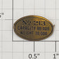 Lionel 213-1 Cattle Car Brass #213 Nameplate