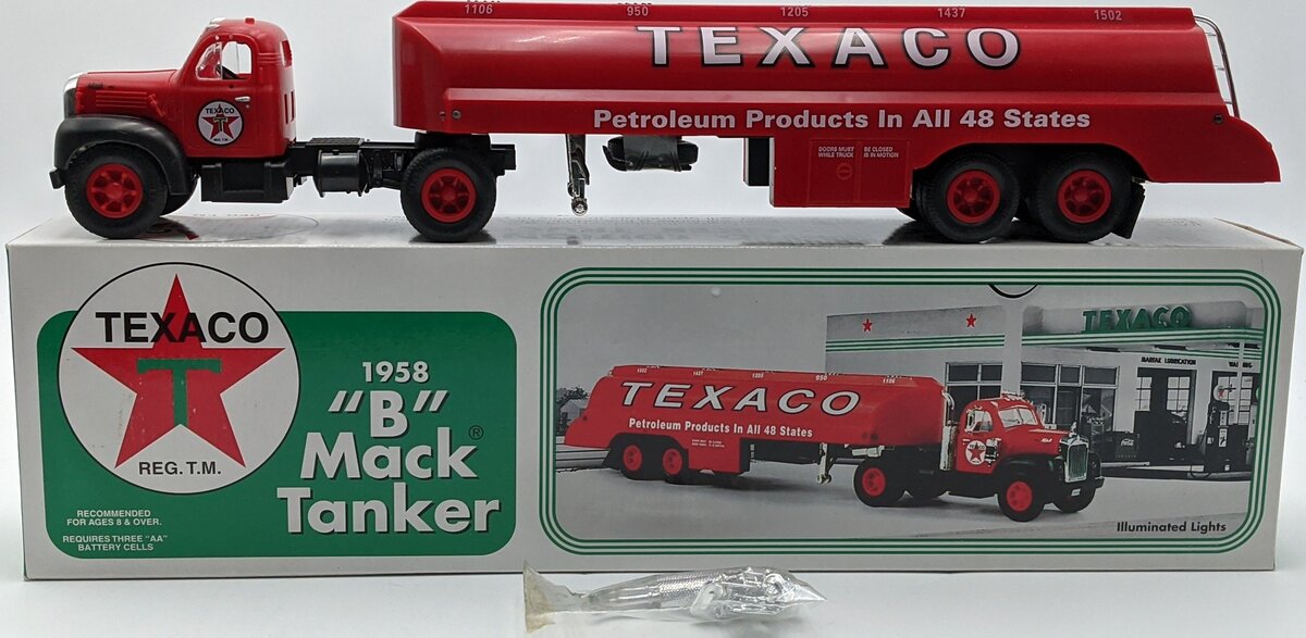 JMT Texaco 1958 B Mack Tanker Truck w/ Lights