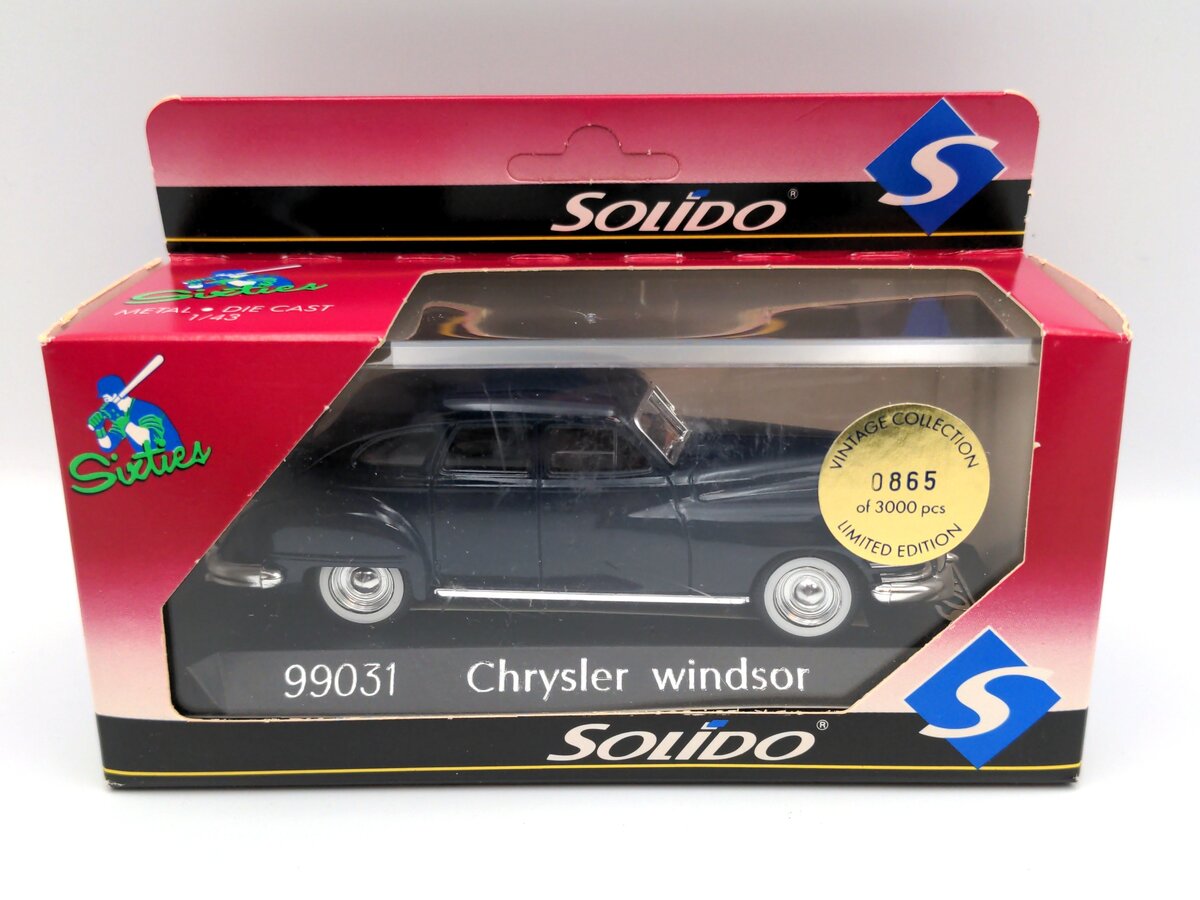 Solido 99031 1:43 Navy Chrysler Windsor Limited Edition 1228 of 3000 Pieces Car