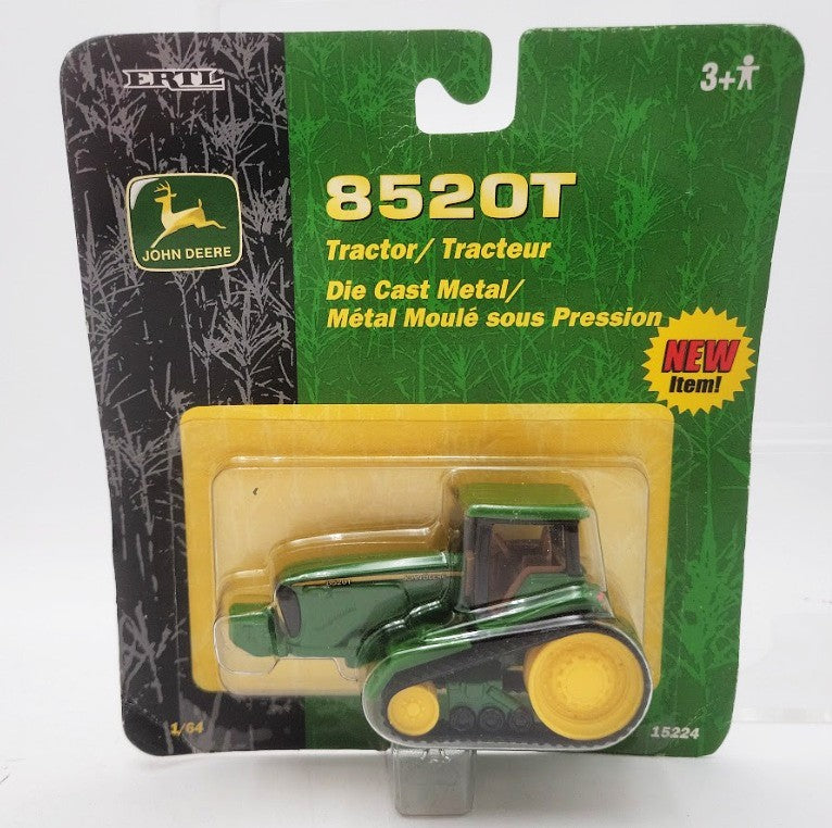 Ertl 8520T 1:64 Scale Green John Deere Tractor Model 15224 Die Cast