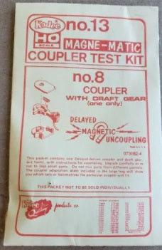 Kadee 13 HO #8 Coupler Magne-Matic Coupler Test Kit