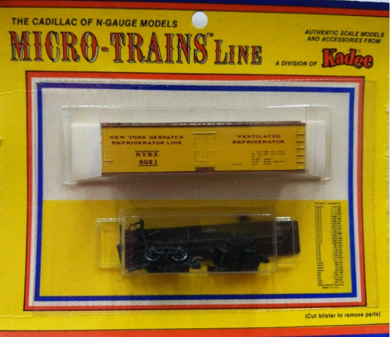 Micro-Trains 04700080 N NYDX 40' Double Sheathed Wood Reefer # 8051 Kit