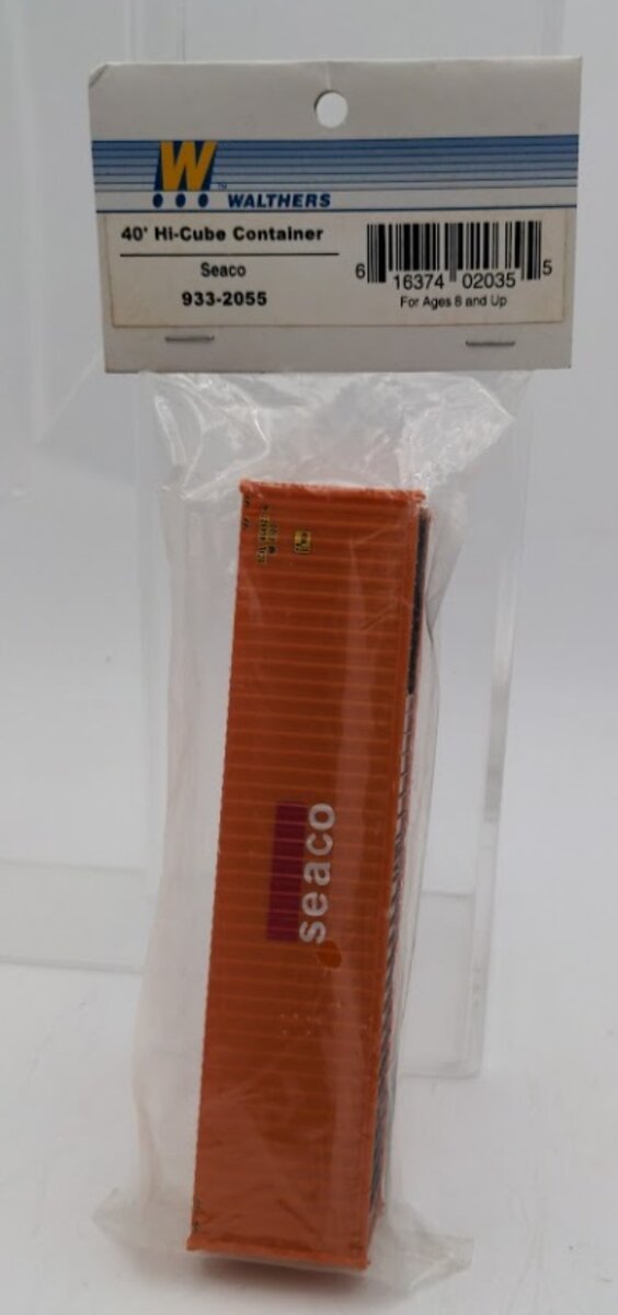 Walthers 933-2055 HO Scale Seaco 40'' Hi-Cube Container