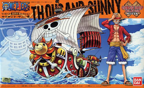 Bandai 2156318 One Piece Grand Ship Collection Thousand Sunny Plastic Model Kit