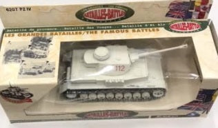 Solido 6207 1:50 Scale White Batailles-Battles Collection PZ IV Military Tank