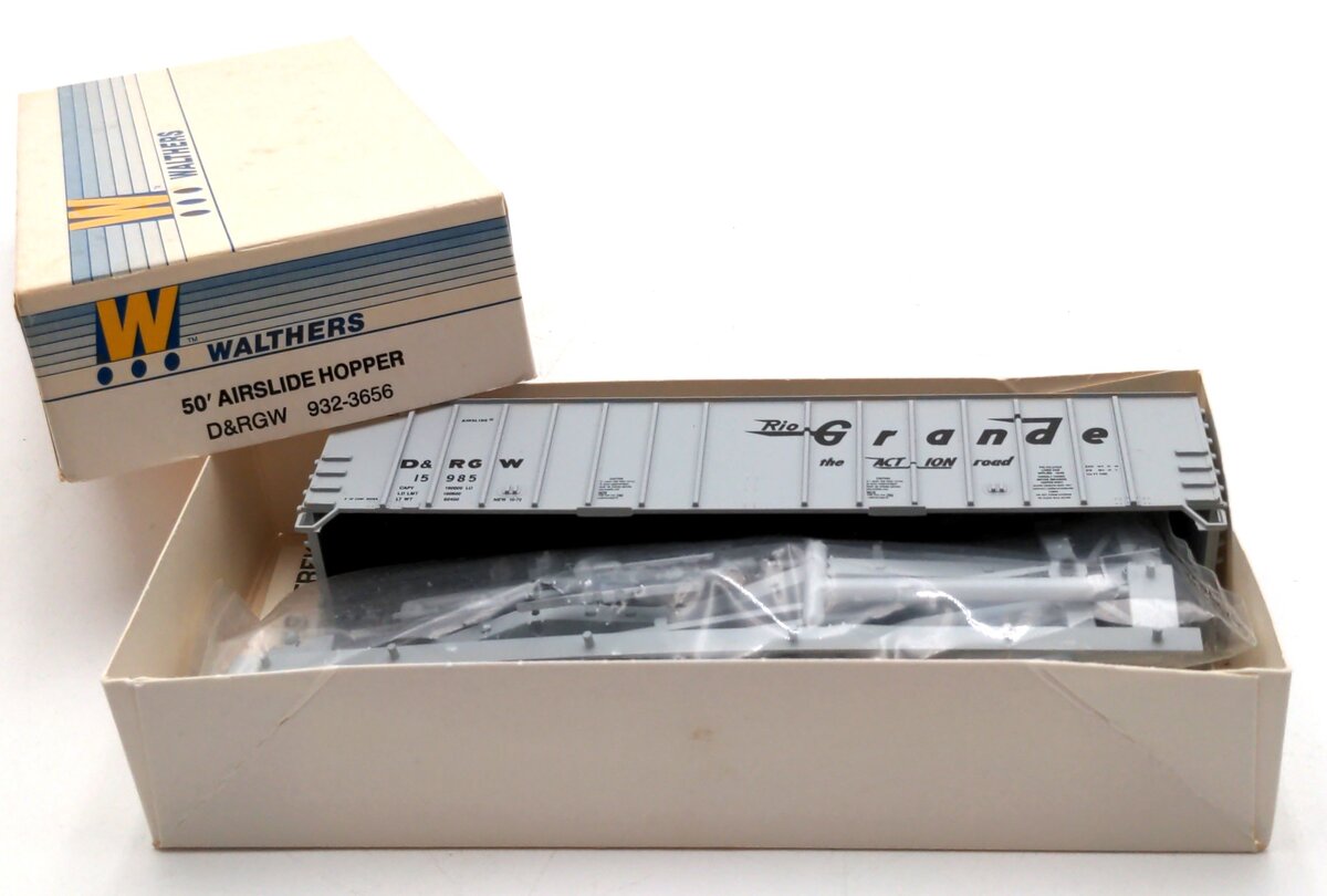 Walthers 932-3656 HO D&RGW 50' Airslide Hopper Kit
