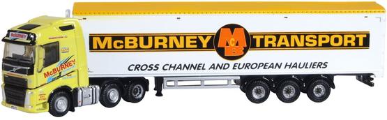 Oxford Diecast NVOL4008 1:148 Mc Burney Volvo FH4 Walking Floor Truck