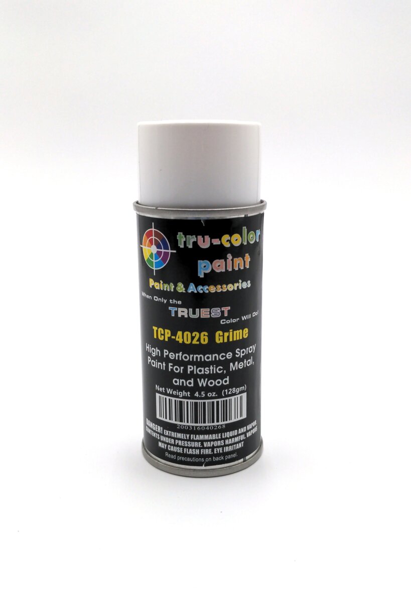 Tru-Color 4026 Railroad Color Acrylic Grime 4.5 oz. Spray Paint Can