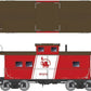 Rapido Trains 144005 HO CNJ Northeastern-style Steel Caboose #91529