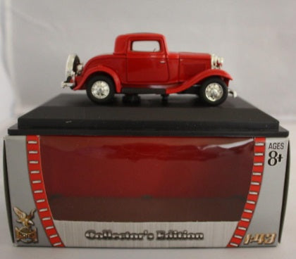Road Signature 94243 1:43 Collector's Edition Red 1932 Ford 3-Window Coupe