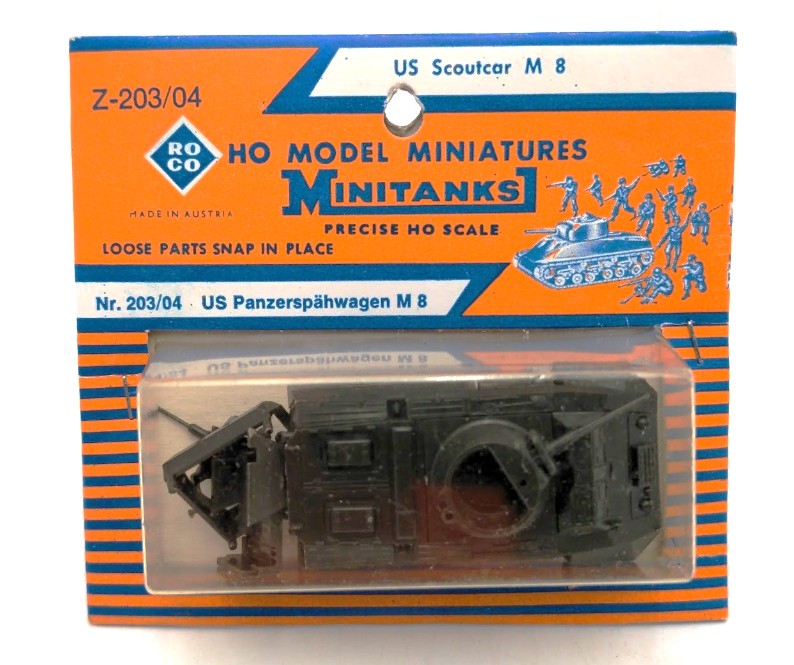 Roco Z-203.69 HO Scale Minitanks US Scoutcar M 8