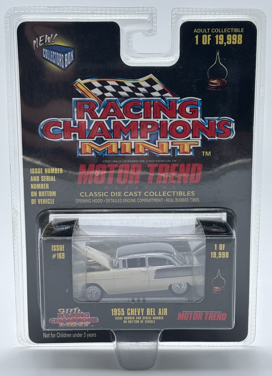 Racing Champions 08100-08141 1:64 #169 Cream/Silver 1955 Chevy Bel Air