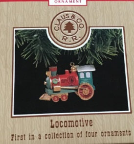 Hallmark XPR9730 Locomotive Claus & Co RR Series Christmas Ornament