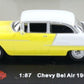 Malibu International 103 1:87 Yellow/White 1955 Chevy Bel Air