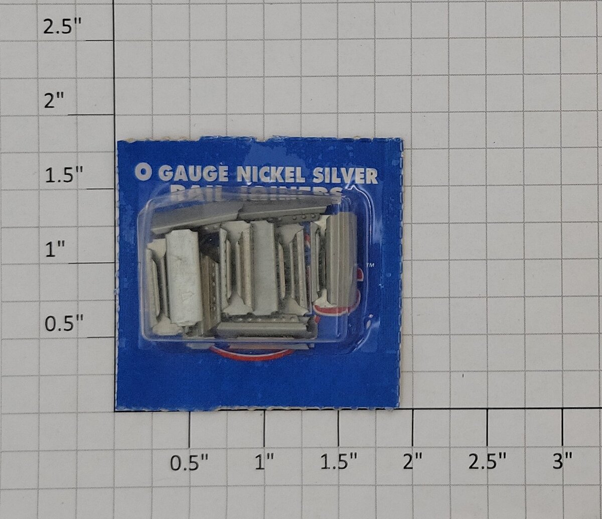 Atlas 6091 O Gauge Nickel Rail Joiner (Pack of 16)
