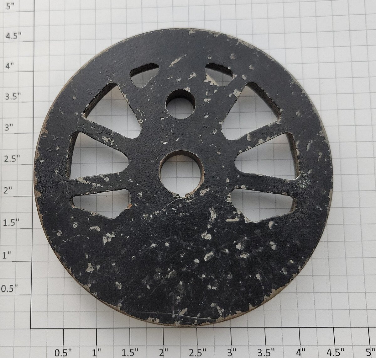 Acme 28-802 Black Cast Iron Wheel