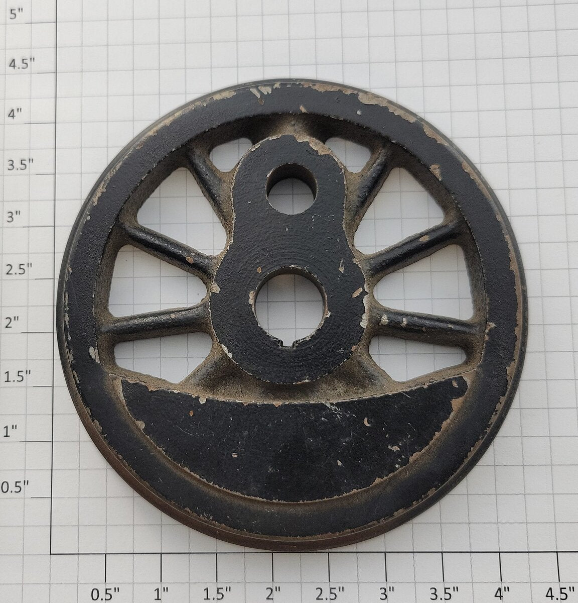 Acme 28-802 Black Cast Iron Wheel