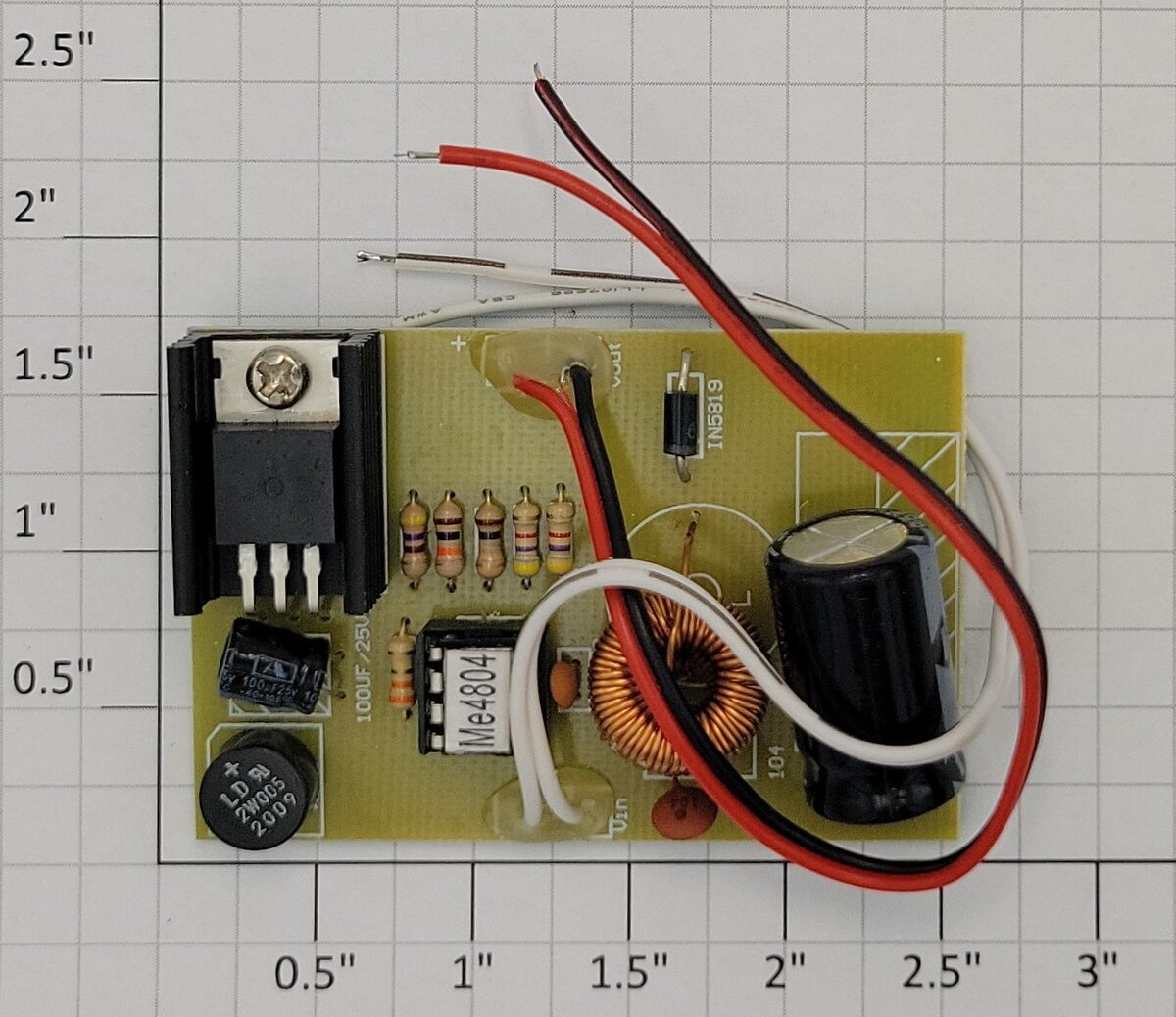 Miller Engineering 4804 4.5 V Output Animated Sign Converter PCB Circuit Board