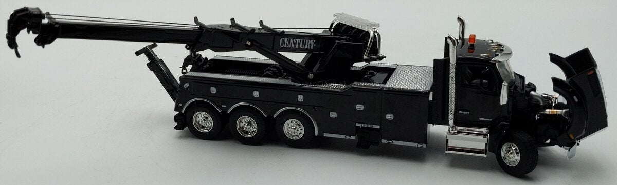 First Gear 50-3464 1:50 Black Kenworth T880 with Rotator Wrecker Diecast Model