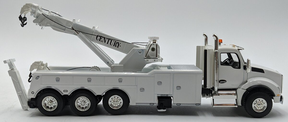 First Gear 50-3467 1:50 White Kenworth T880 with Rotator Wrecker Diecast Model