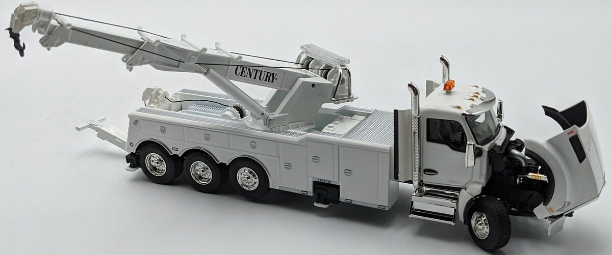 First Gear 50-3467 1:50 White Kenworth T880 with Rotator Wrecker Diecast Model