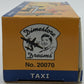 Dimestore 20070 1:43 Taxi City Cab Plastic Toys of the 40's and 50's
