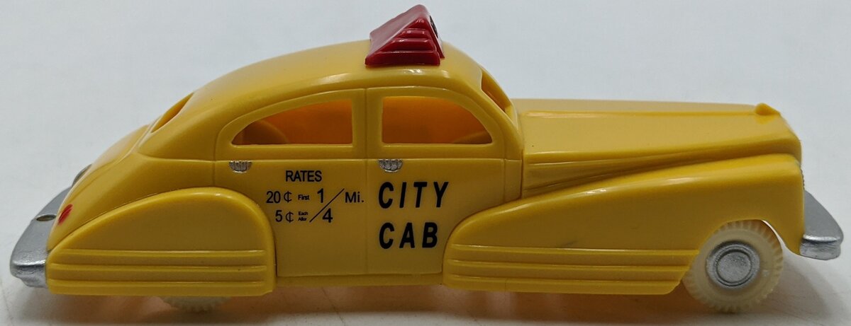 Dimestore 20070 1:43 Taxi City Cab Plastic Toys of the 40's and 50's