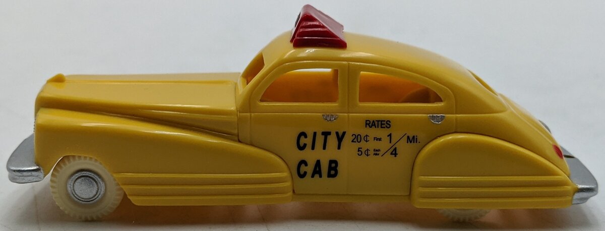 Dimestore 20070 1:43 Taxi City Cab Plastic Toys of the 40's and 50's