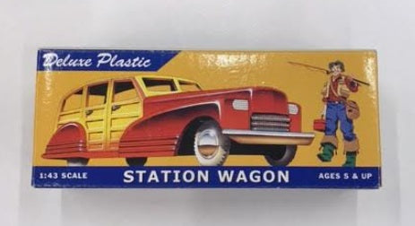 Dimestore 20060 1:43 Station Wagon Plastic Toys of the 40's and 50's