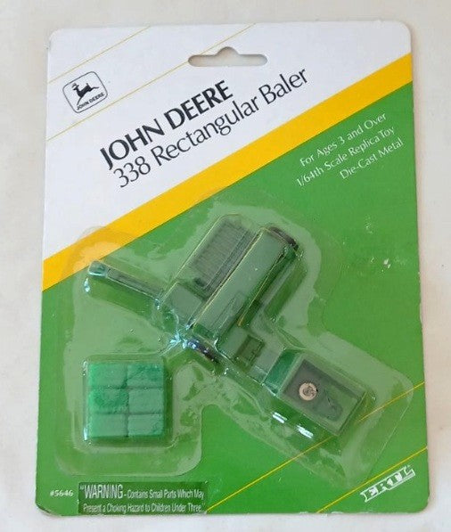 Ertl 5646 1:64 Scale Farm Country John Deere 338 Rectangular Baler