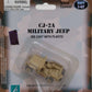 Hongwell 2112 1:87 Dept 1-87 Military Jeep CJ-2A Diecast With Plastic Parts