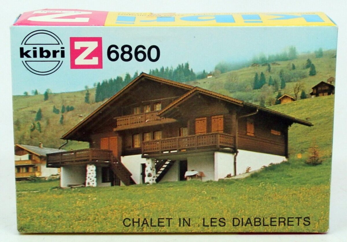 Kibri 6860 Z Scale Chalet Alpine House 8 X 7 X 5 cm Building Kit